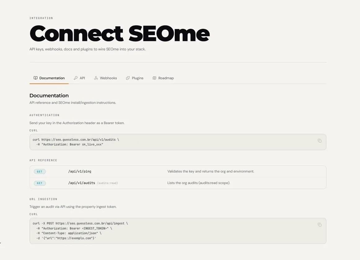 SEOme integration